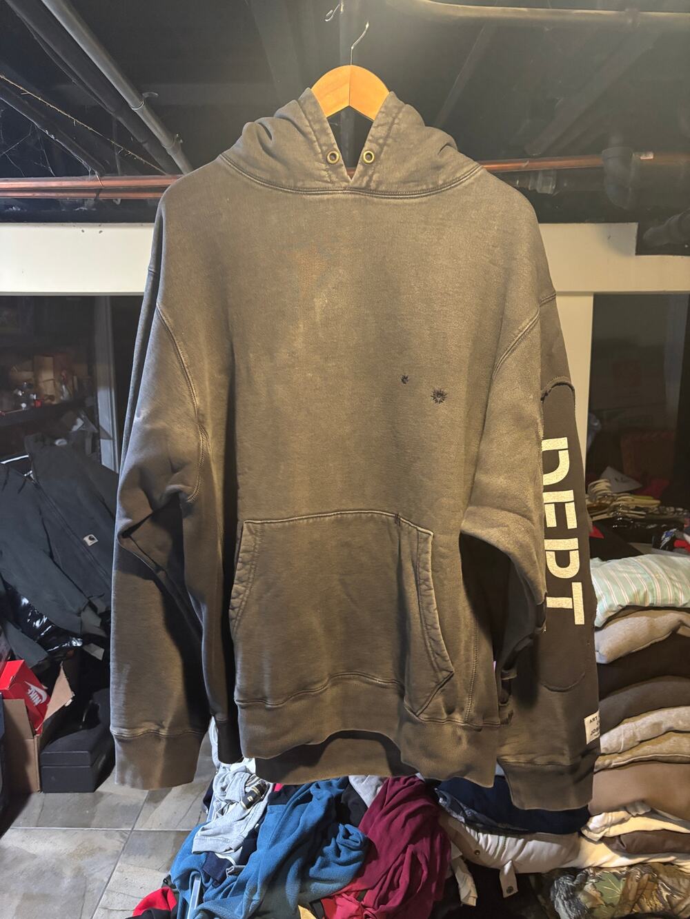 Rare Gallery Dept. Archive black hoodie